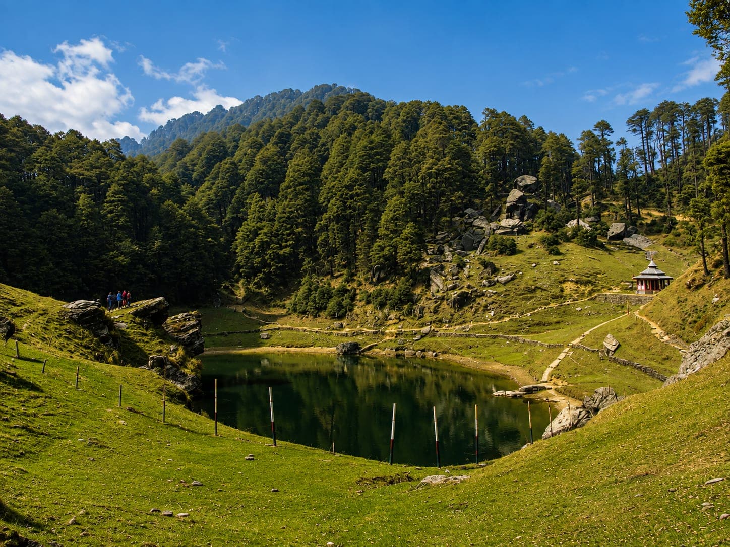 Serolsar Lake near Jalori Pass in the Tirthan Valley